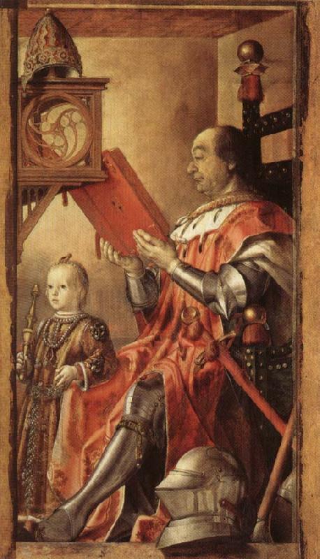 BERRUGUETE, Pedro Federico da Motefeltro,Duke of Urbino,with His Son Guidobaldo China oil painting art